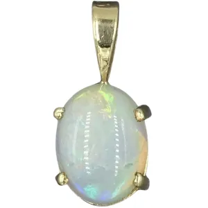 10ct Gold Opal Pendant