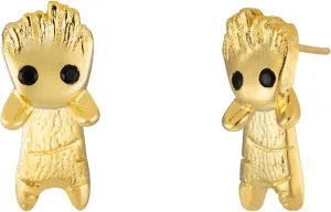 Adorable Dangling Groot Earrings Jewelry, 14K Gold Plated