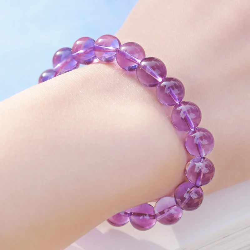 Amethyst Beaded Bracelet Handmade Jewelry Accessories Gifts for Women