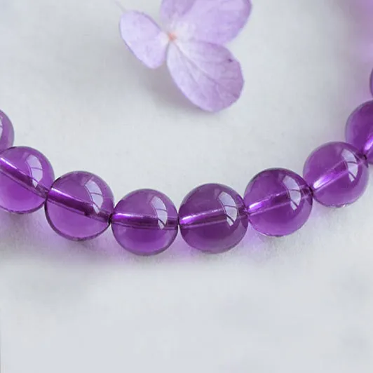Amethyst Beaded Bracelet Handmade Jewelry Accessories Gifts for Women