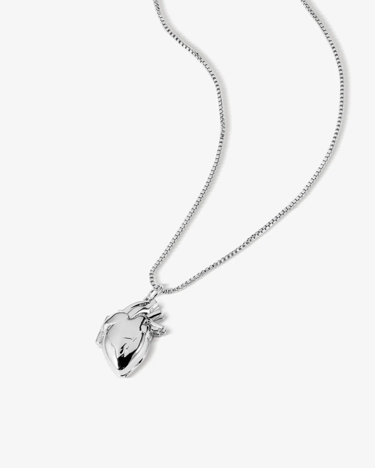 Anatomical Heart Locket Pendant