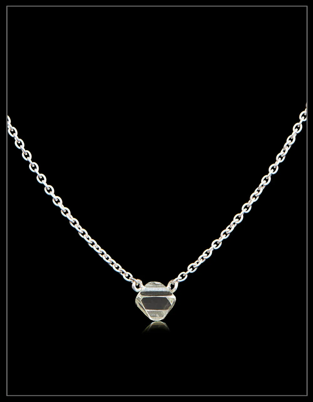 Australian Rough Octahedron Diamond in Necklace – 0.72 ct.