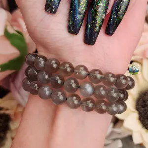 Black Moonstone Bracelet (AAA Grade) for Creation, Divine Feminine, & Manifestation