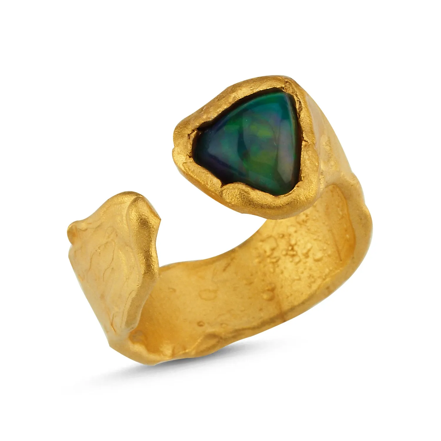 Black Opal Ring