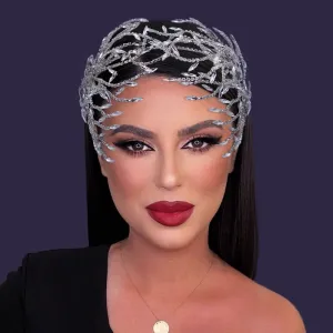 Bridal Crown Crystal Headband for Women Tiara and Headdress Wedding Hair Accessories