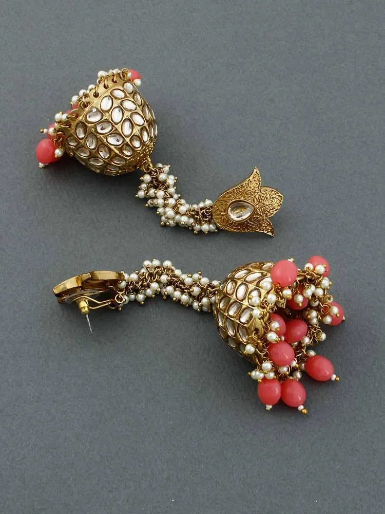 Coral Rajkumari Jhumkis - EOSS