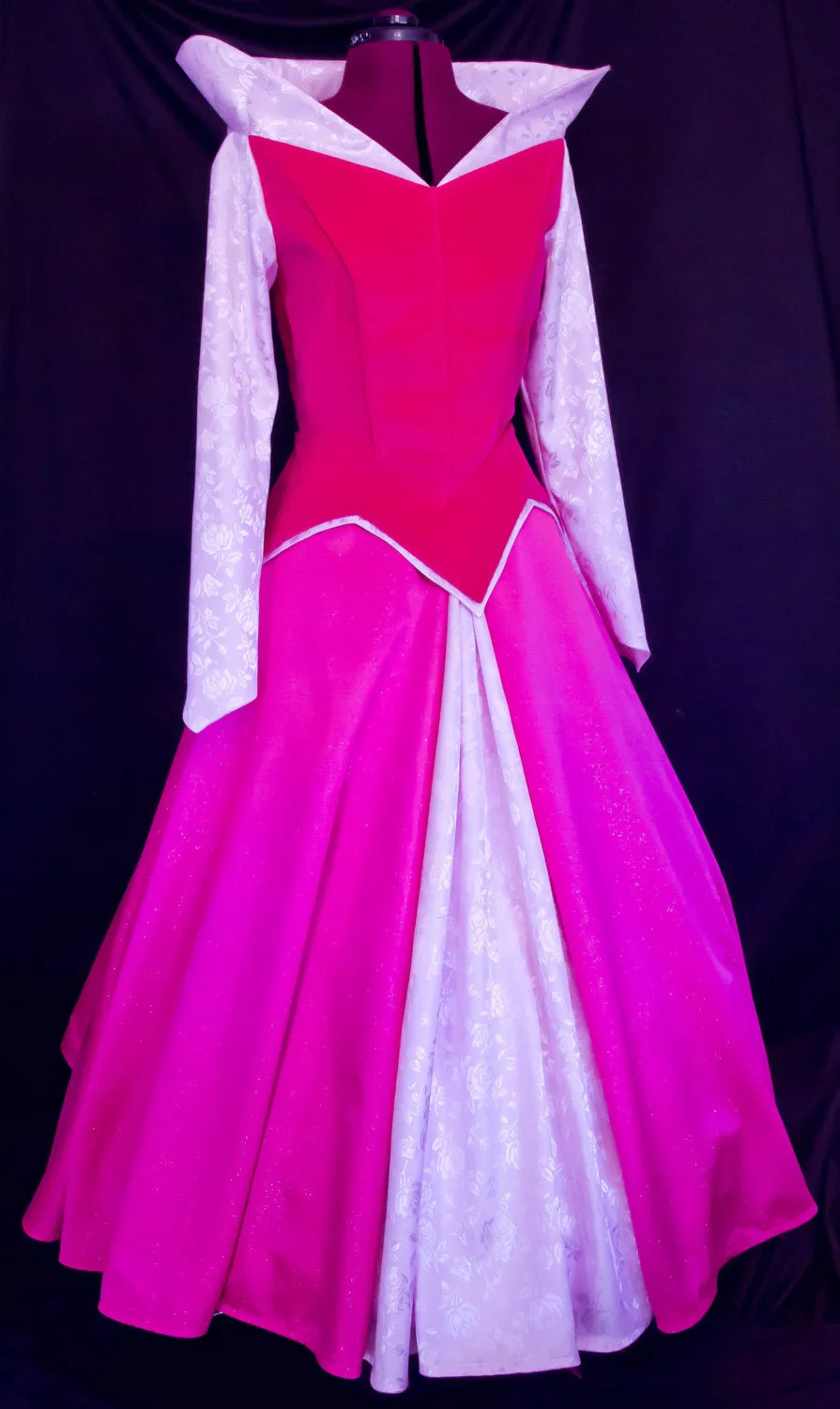 Costume Brocade Velveteen GOWN Custom Cosplay STUNNING ADULT Sleeping Beauty Aurora