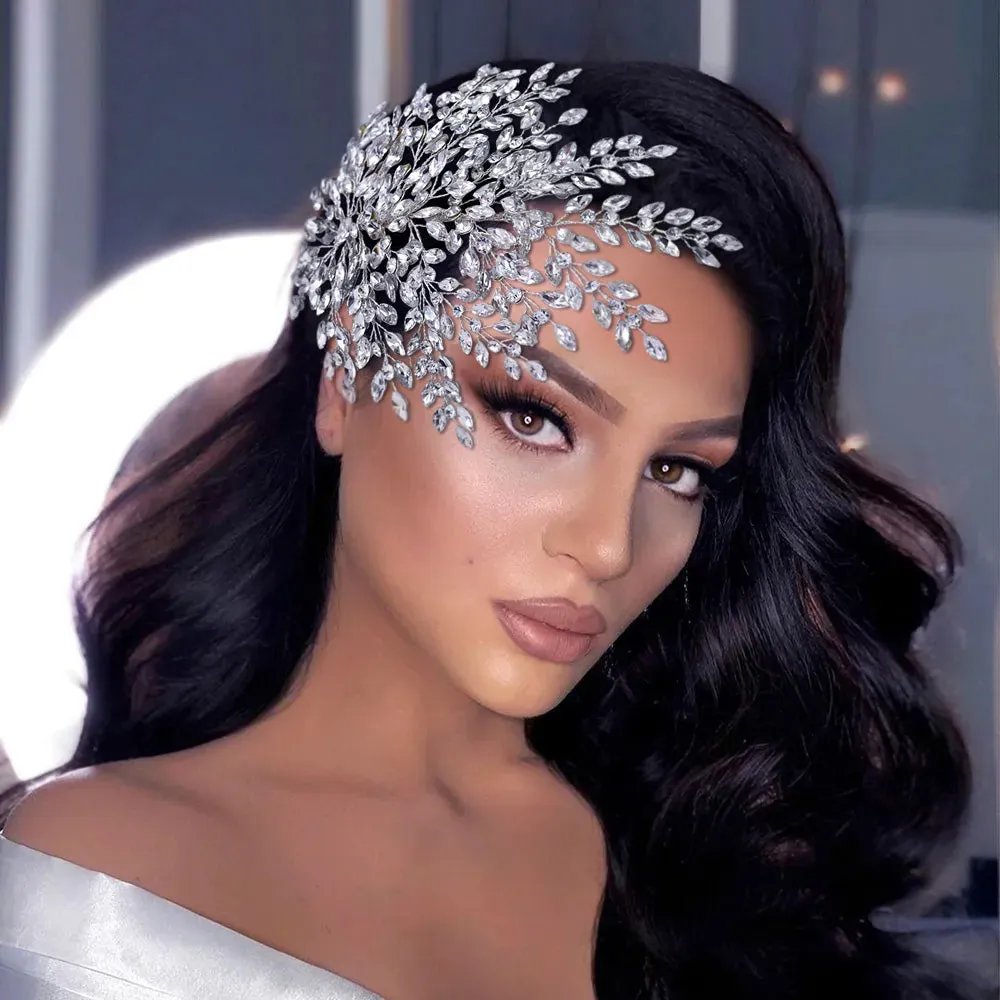 Elegant Rhinestone Bridal Headpiece for Wedding