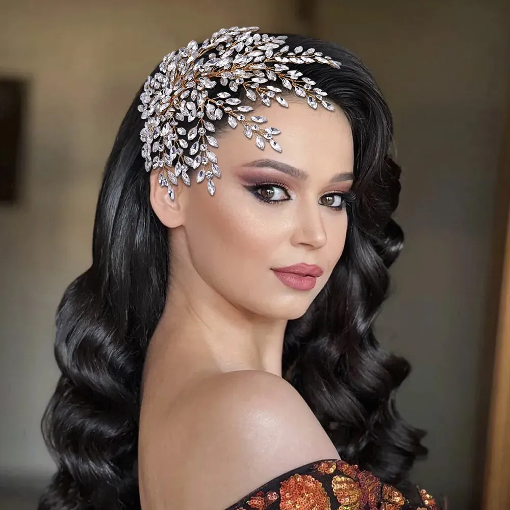 Elegant Rhinestone Bridal Headpiece for Wedding