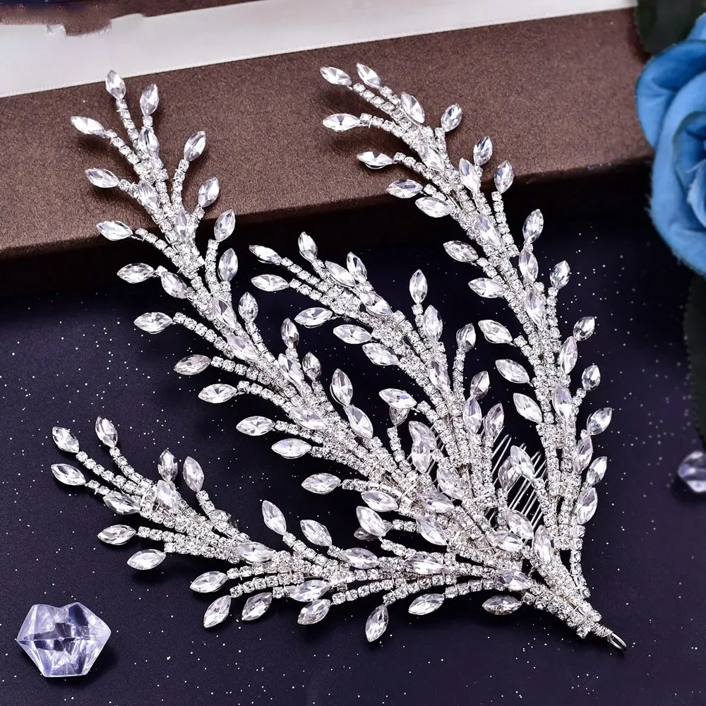Elegant Rhinestone Bridal Headpiece for Wedding