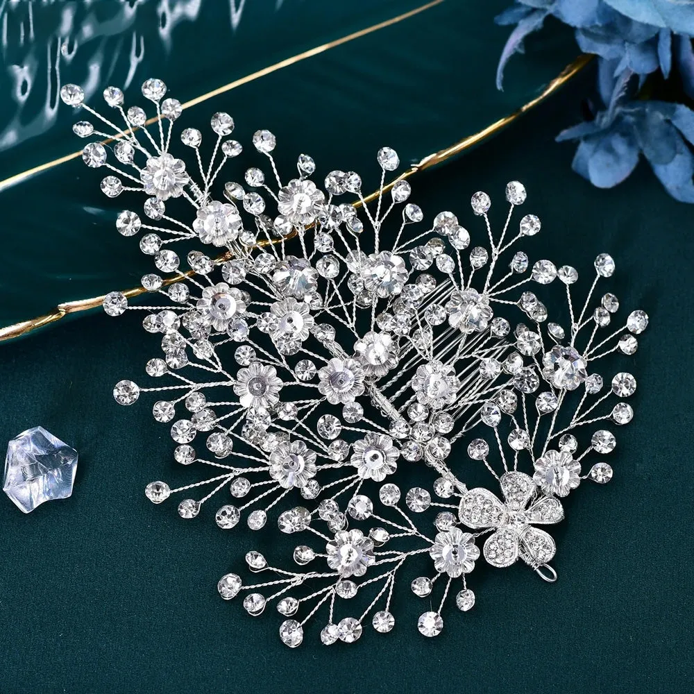 Elegant Rhinestone Bridal Headpiece for Wedding