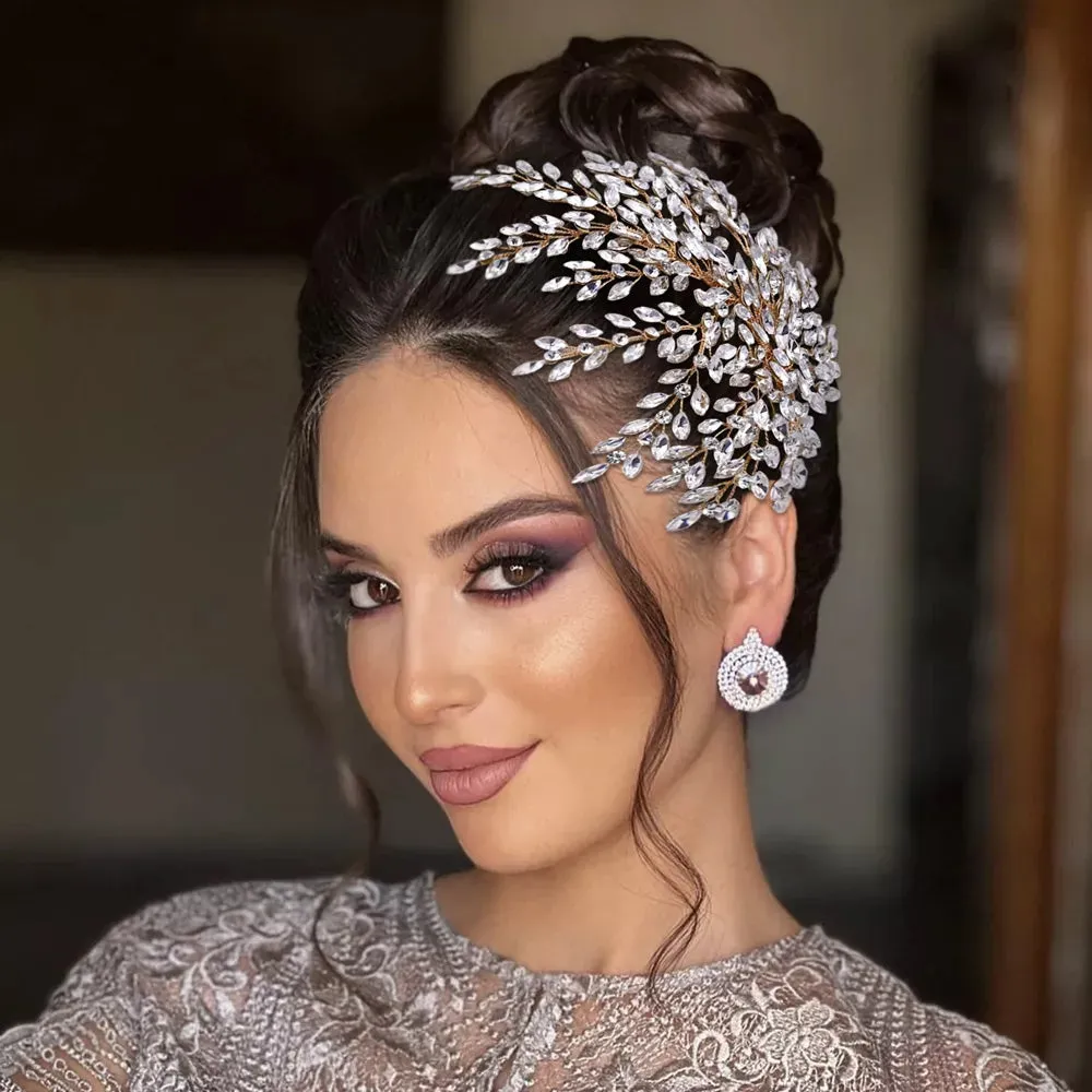 Elegant Rhinestone Bridal Headpiece for Wedding