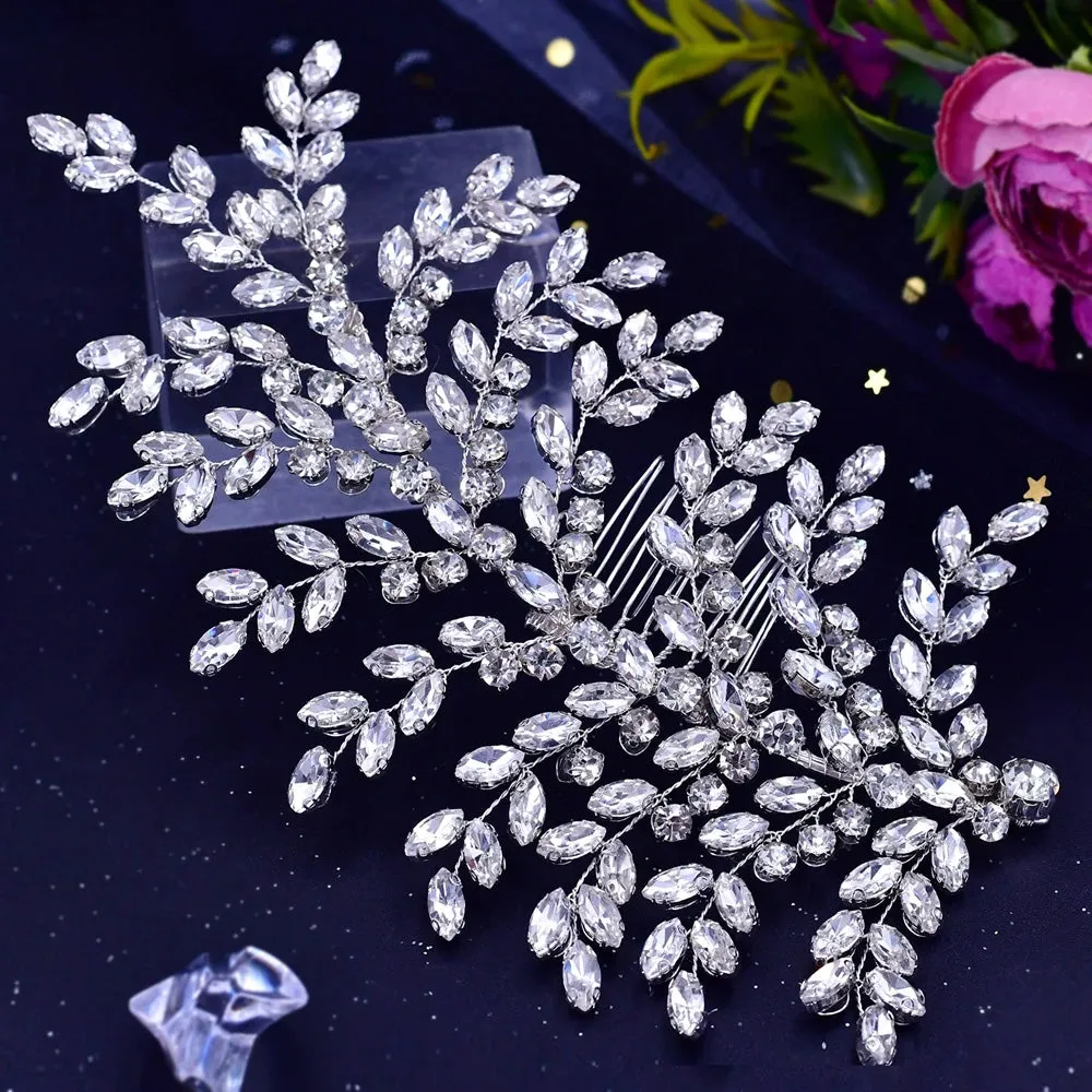 Elegant Rhinestone Bridal Headpiece for Wedding