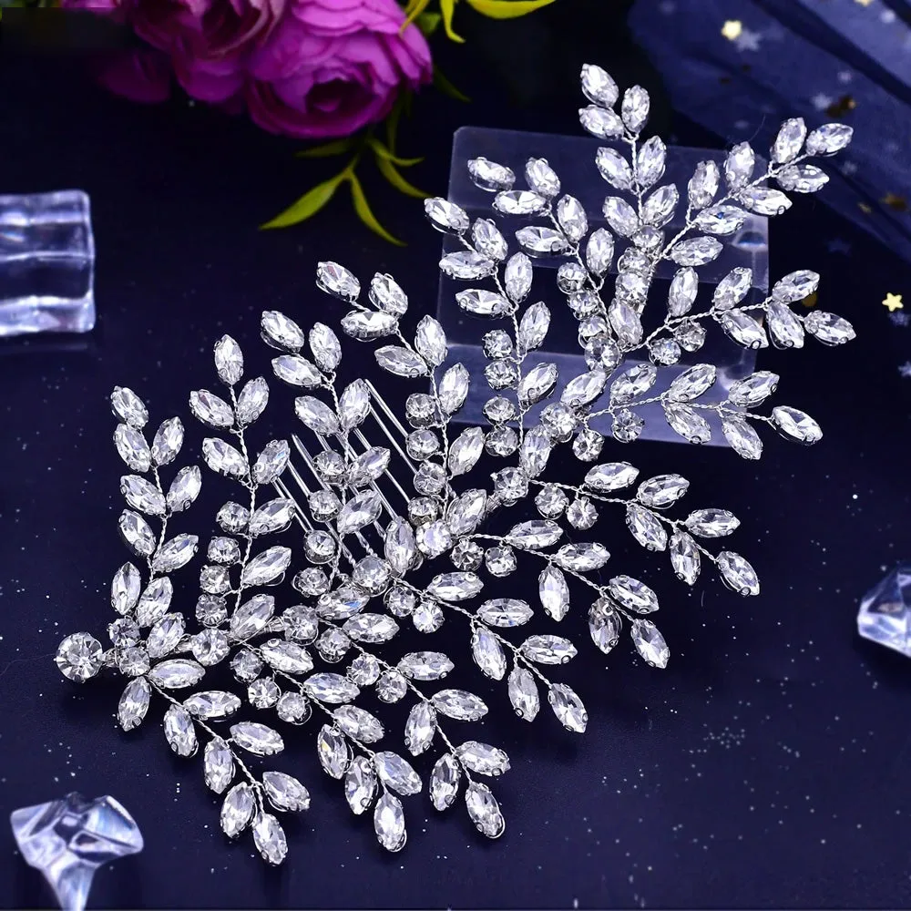 Elegant Rhinestone Bridal Headpiece for Wedding