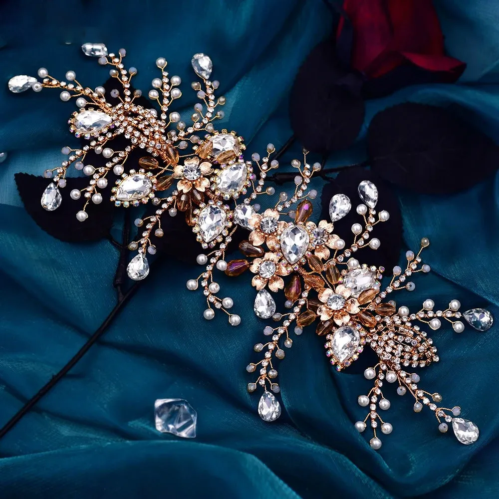 Elegant Rhinestone Bridal Headpiece for Wedding