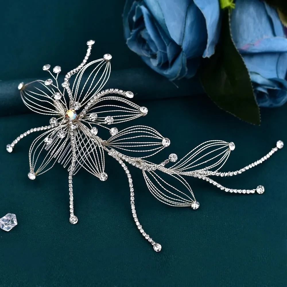 Elegant Rhinestone Bridal Headpiece for Wedding