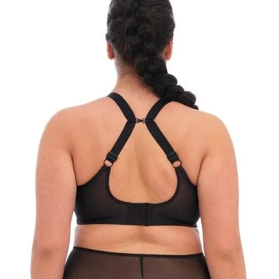 Elomi Matilda UW Plunge Bra in Black Copper Stars EL8900
