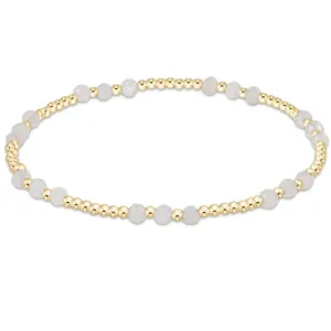 EN- Gemstone Gold Pattern 3mm-Moonstone