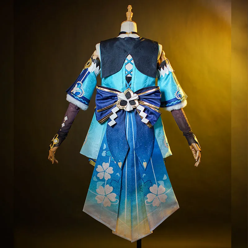 Genshin Impact Kirara Cosplay Costume Anime Nekomata Dress Halloween Exhibition Suit