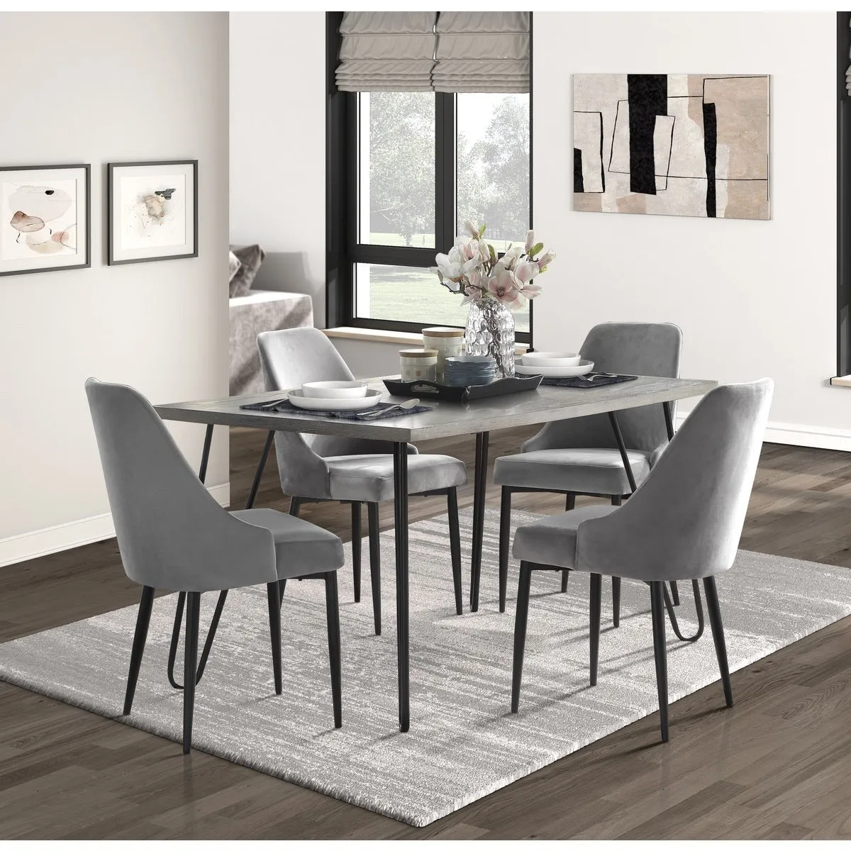 Grey Keene Dining Table
