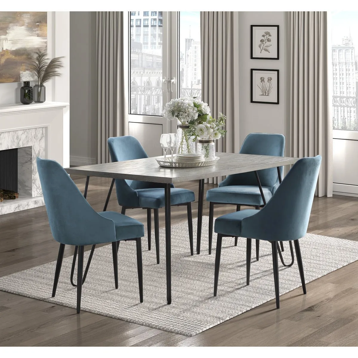 Grey Keene Dining Table