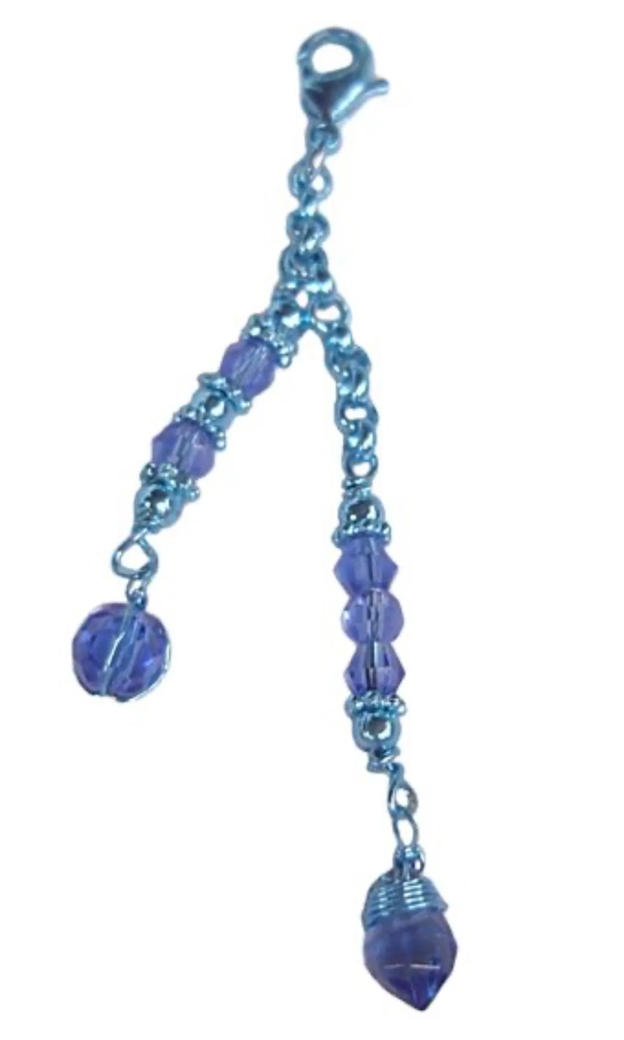 Hair Twister Blue Rainbow - 4" Mini Hair Wrap