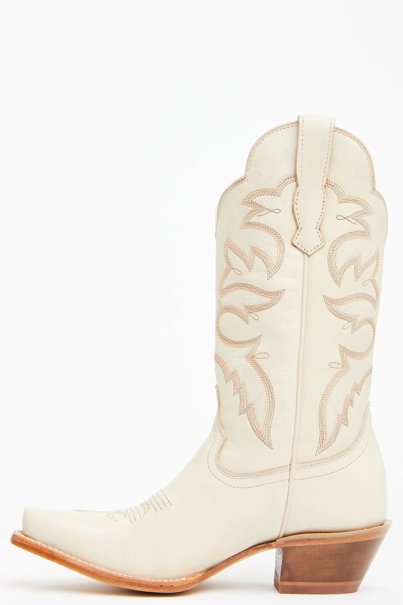 Hairpin Trigger Cream Western Boots - Snip Toe