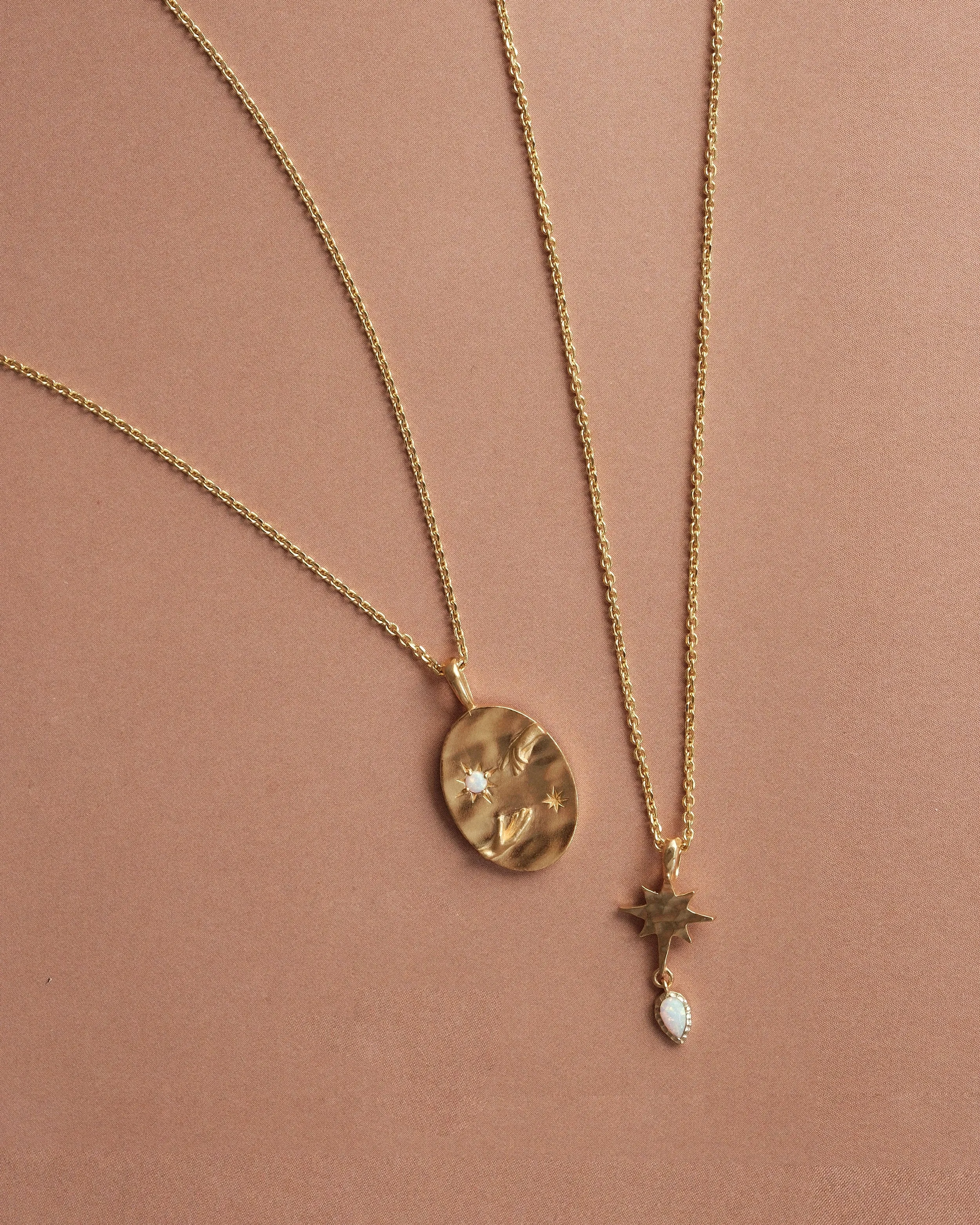 Hand in Hand Opal Pendant