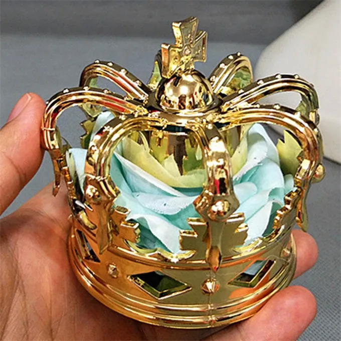 Handmade Lolita Imperial Crown Rose Headwear Hairpin Prop Accessory Cosplay Halloween