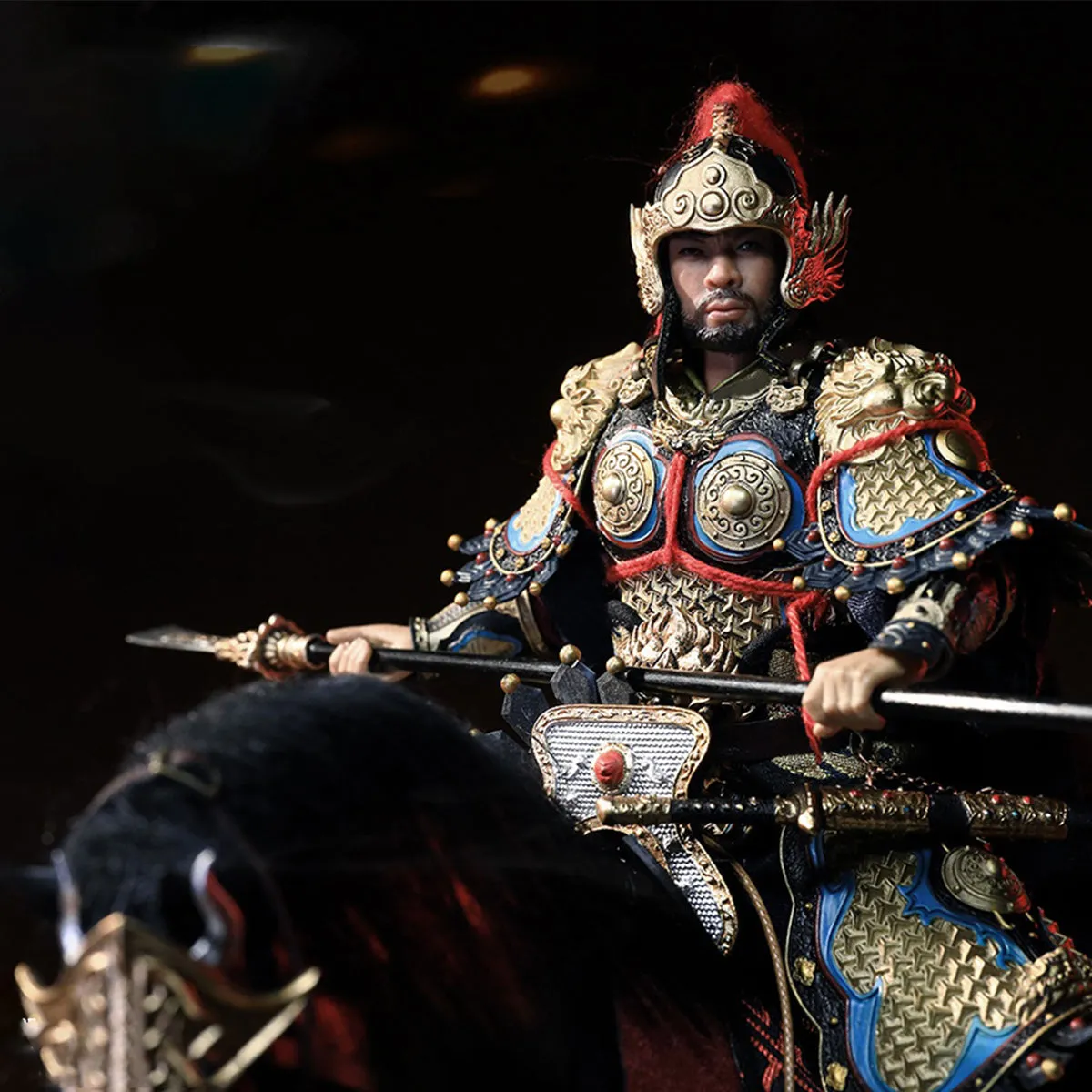 HiPlay 303TOYS The Prosperous Tang Dynasty Series, General Of Right Militant Marquis: Yuchi Gong, Battle Field Deluxe, Action Figure Full Set
