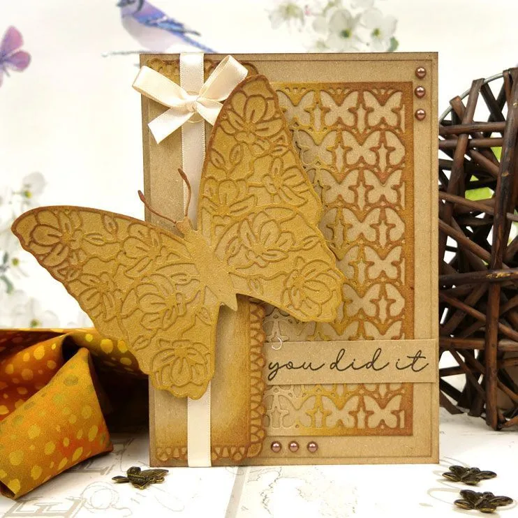 Hunkydory Moonstone Dies - Butterfly Trellis*