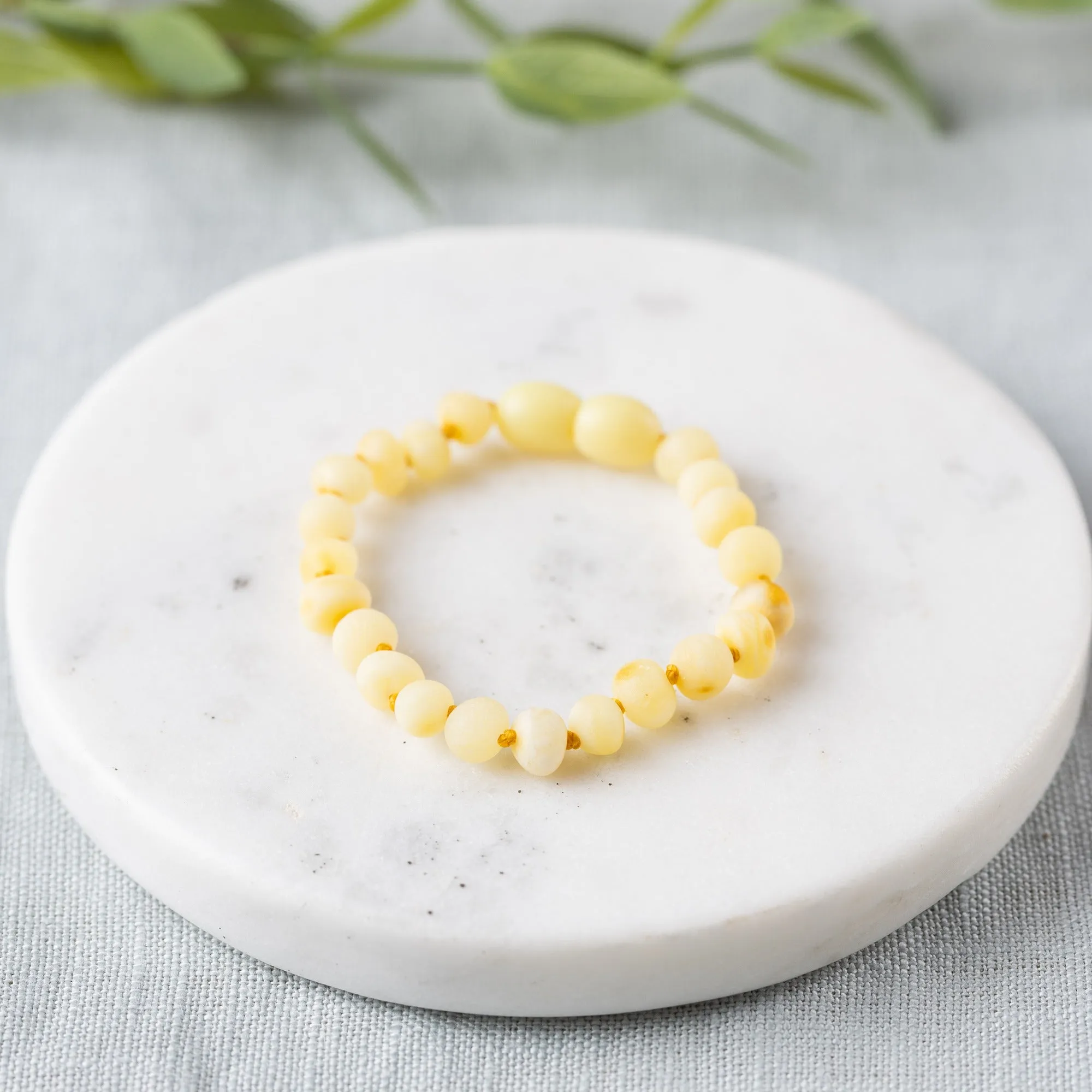 Kids | Raw Butter Baltic Amber Bracelet