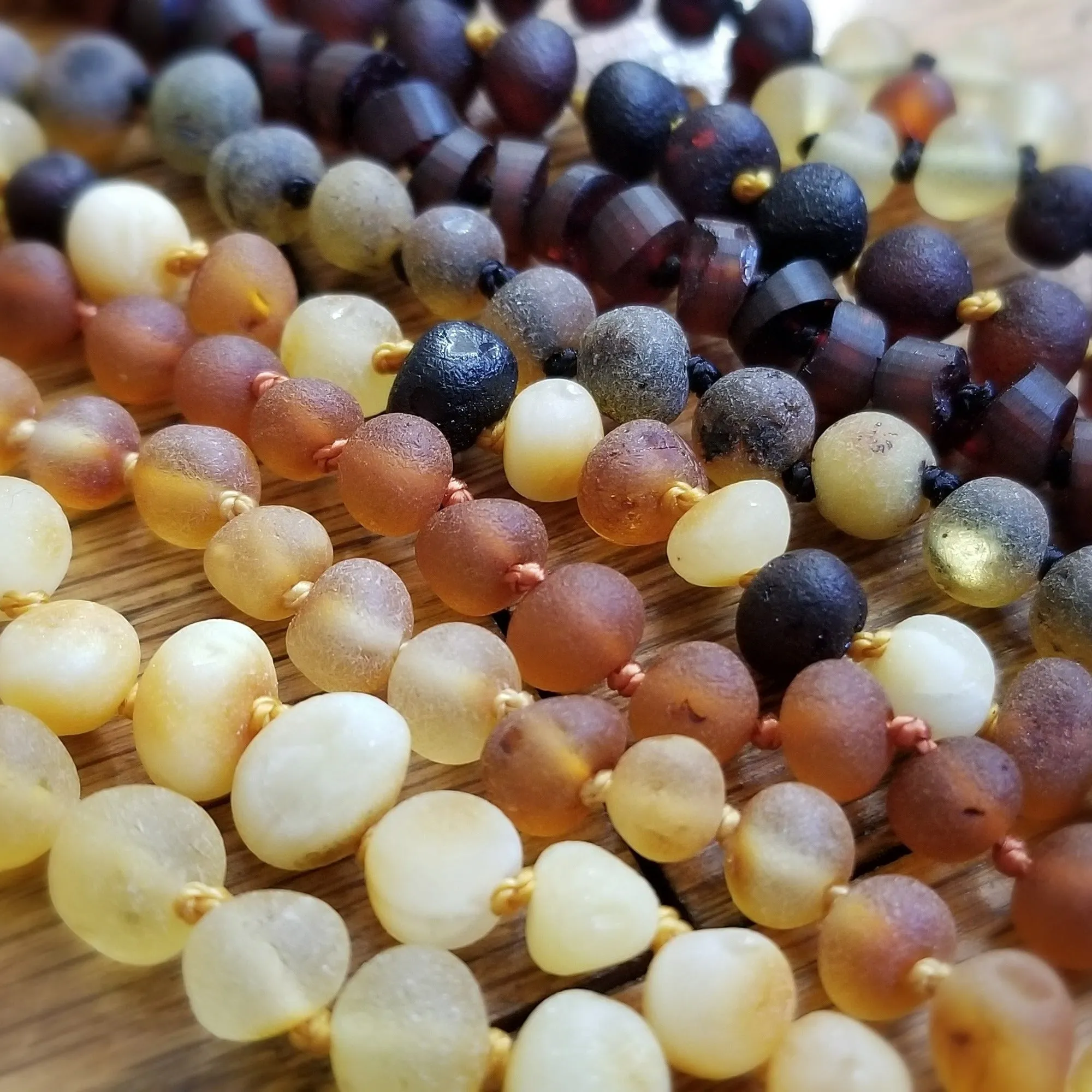 Kids | Raw Butter Baltic Amber Necklace