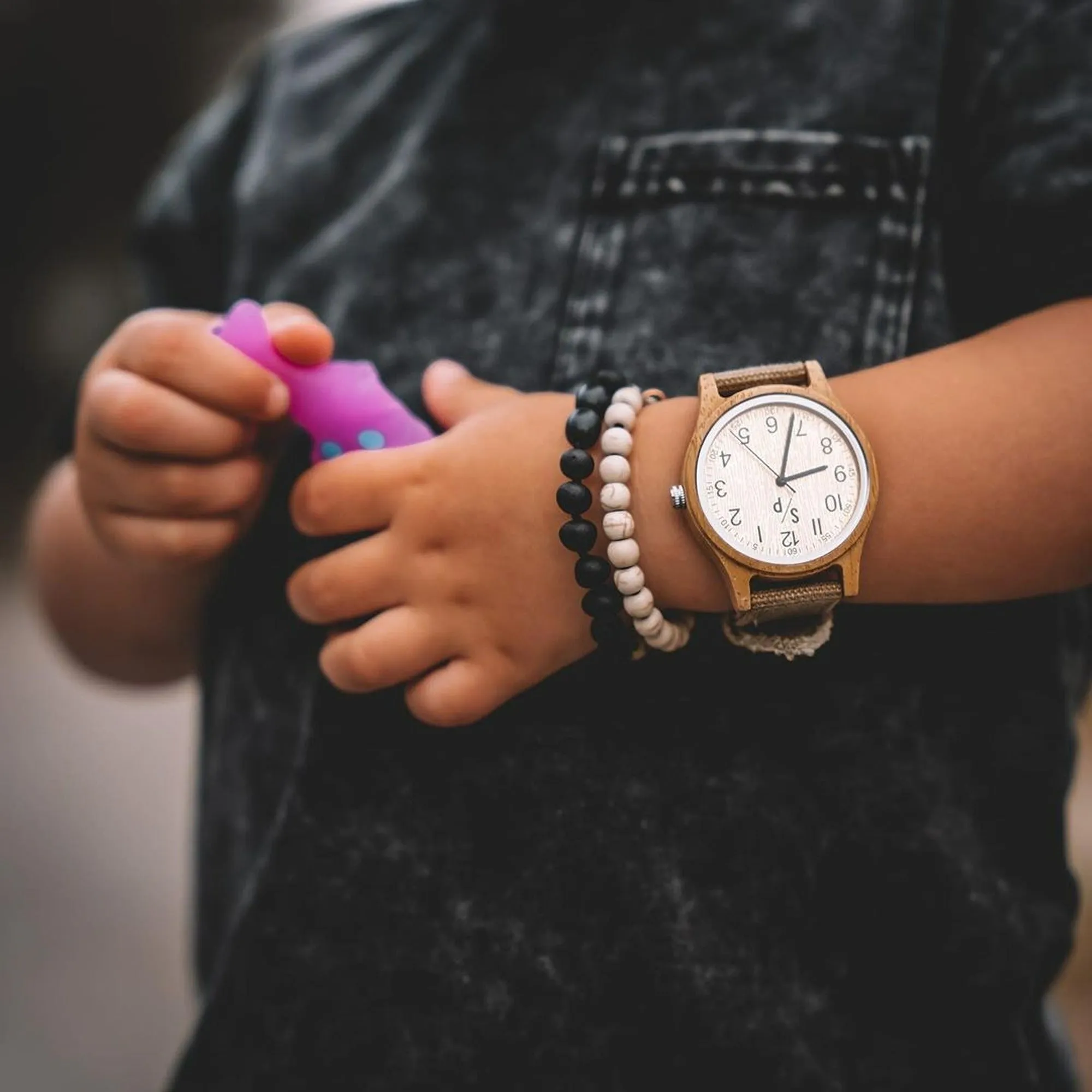 Kids | Raw Cherry Baltic Amber Bracelet