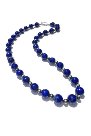 Lapis Lazuli 20" Bead Necklace