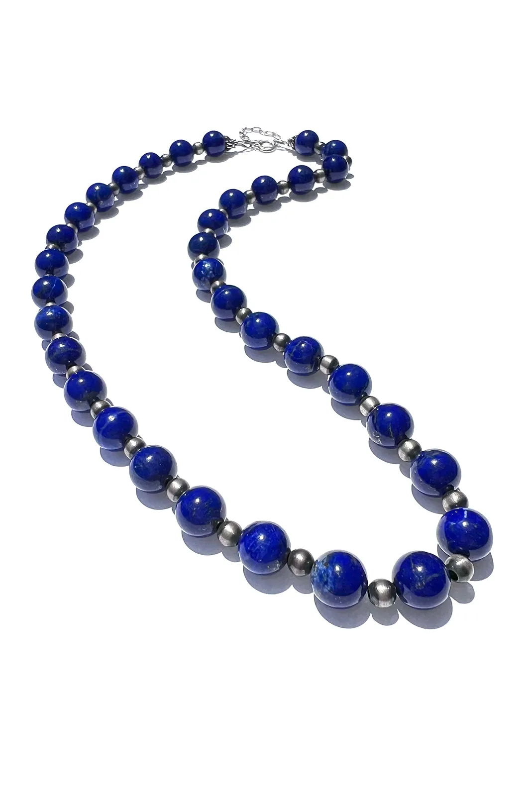 Lapis Lazuli 20" Bead Necklace