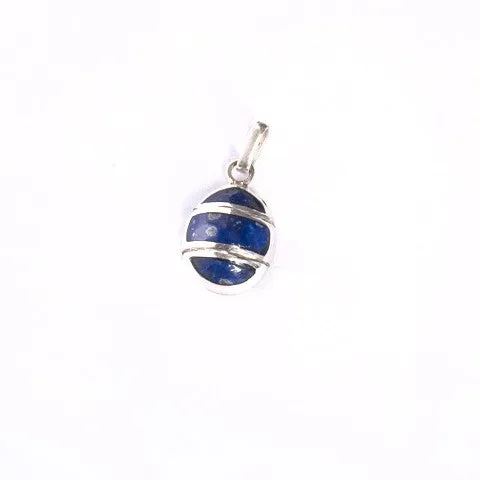 Lapis Lazuli Cuyen Pendant | Artisan Design | Handmade in Chile