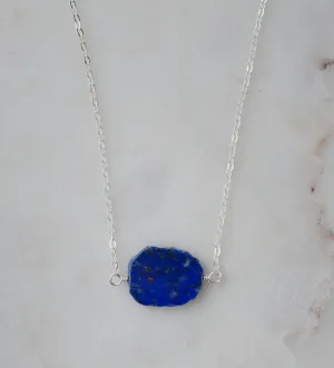Lapis Lazuli Slice Necklace