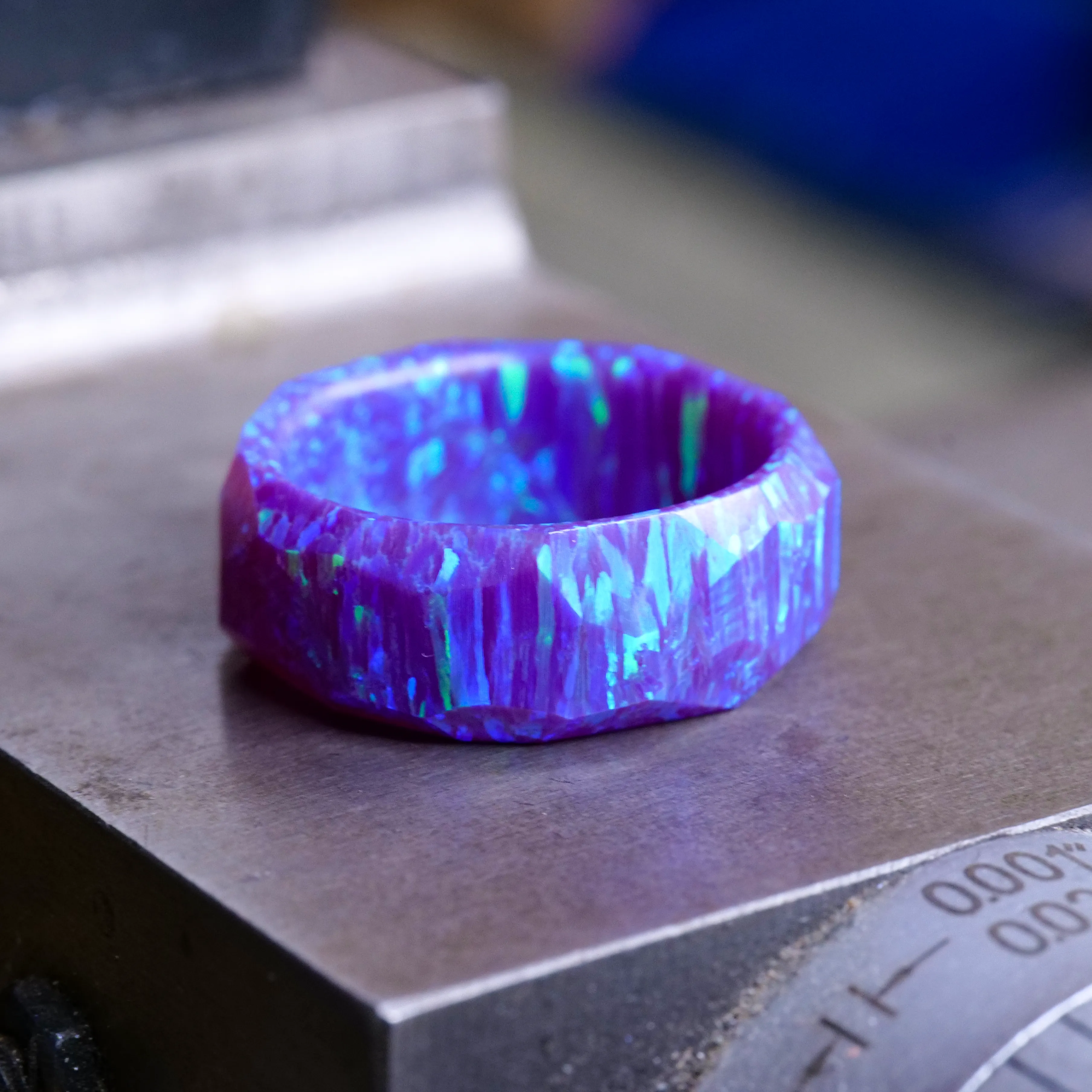 Lavender Purple Opal Ring
