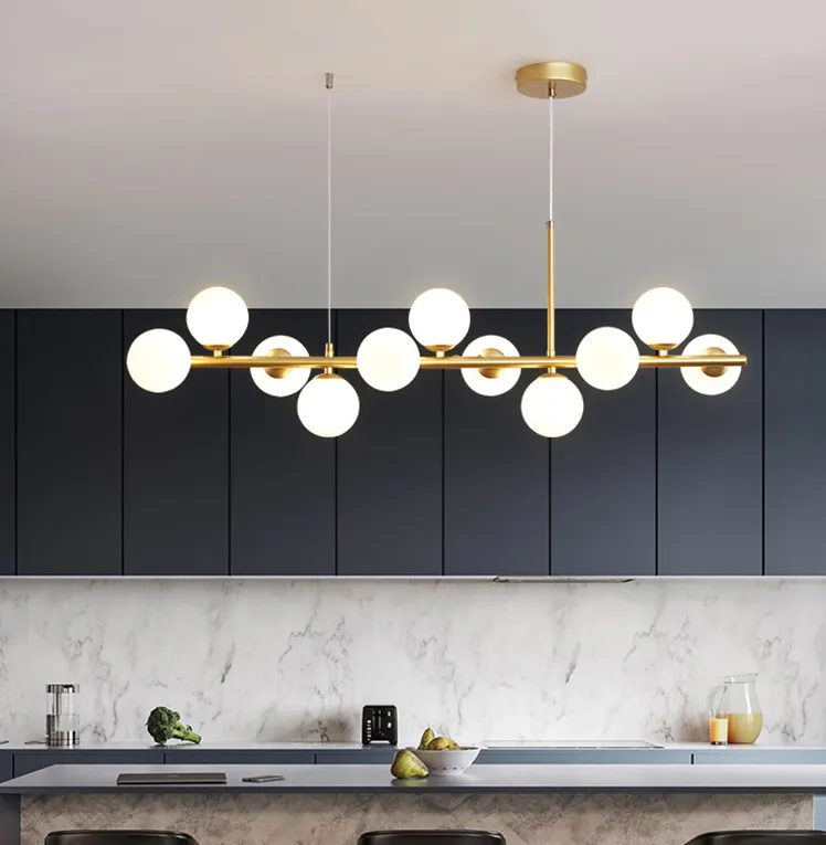 LED Multi-Design DNA Molecular Pendant Light