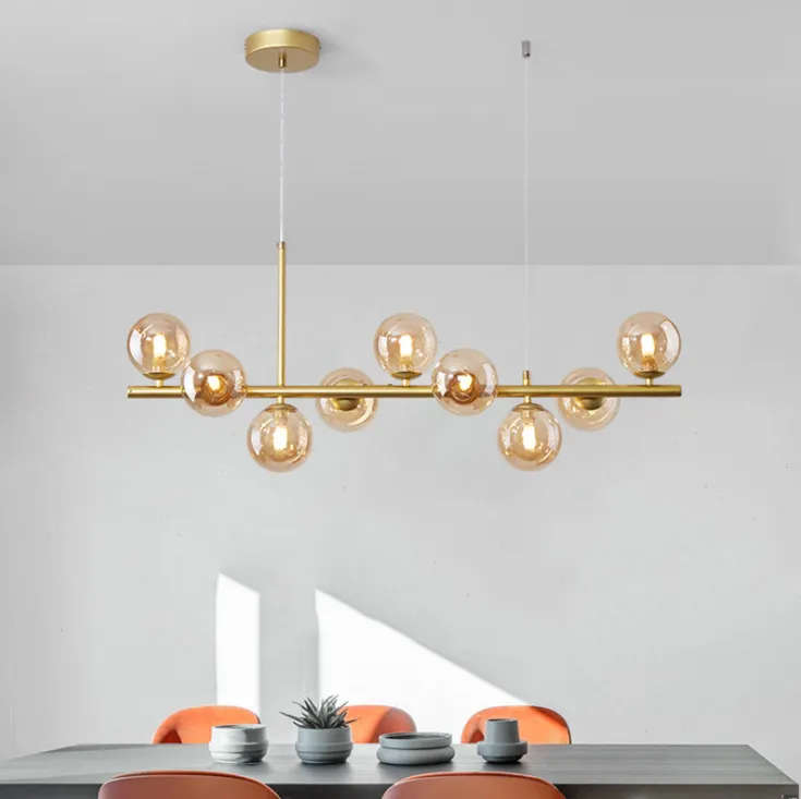 LED Multi-Design DNA Molecular Pendant Light