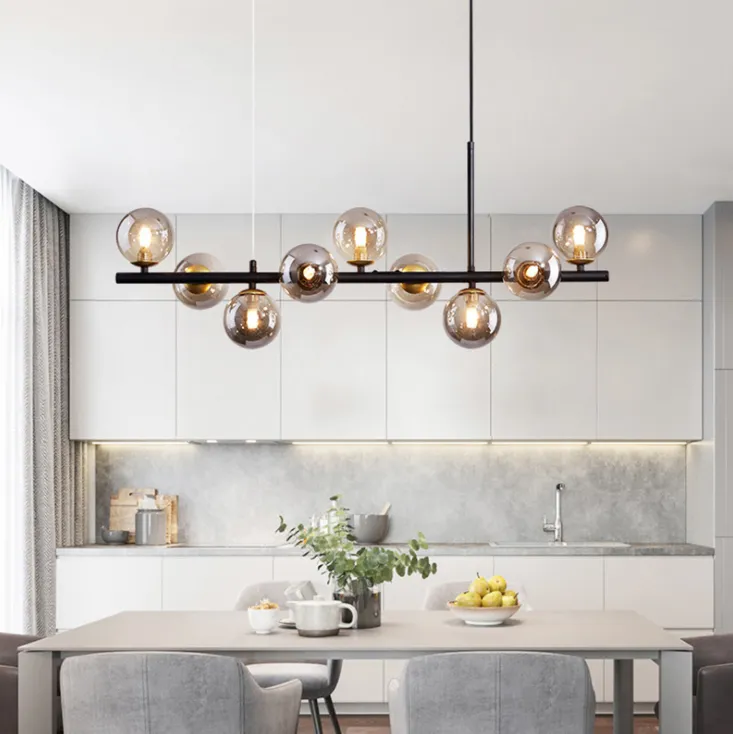 LED Multi-Design DNA Molecular Pendant Light