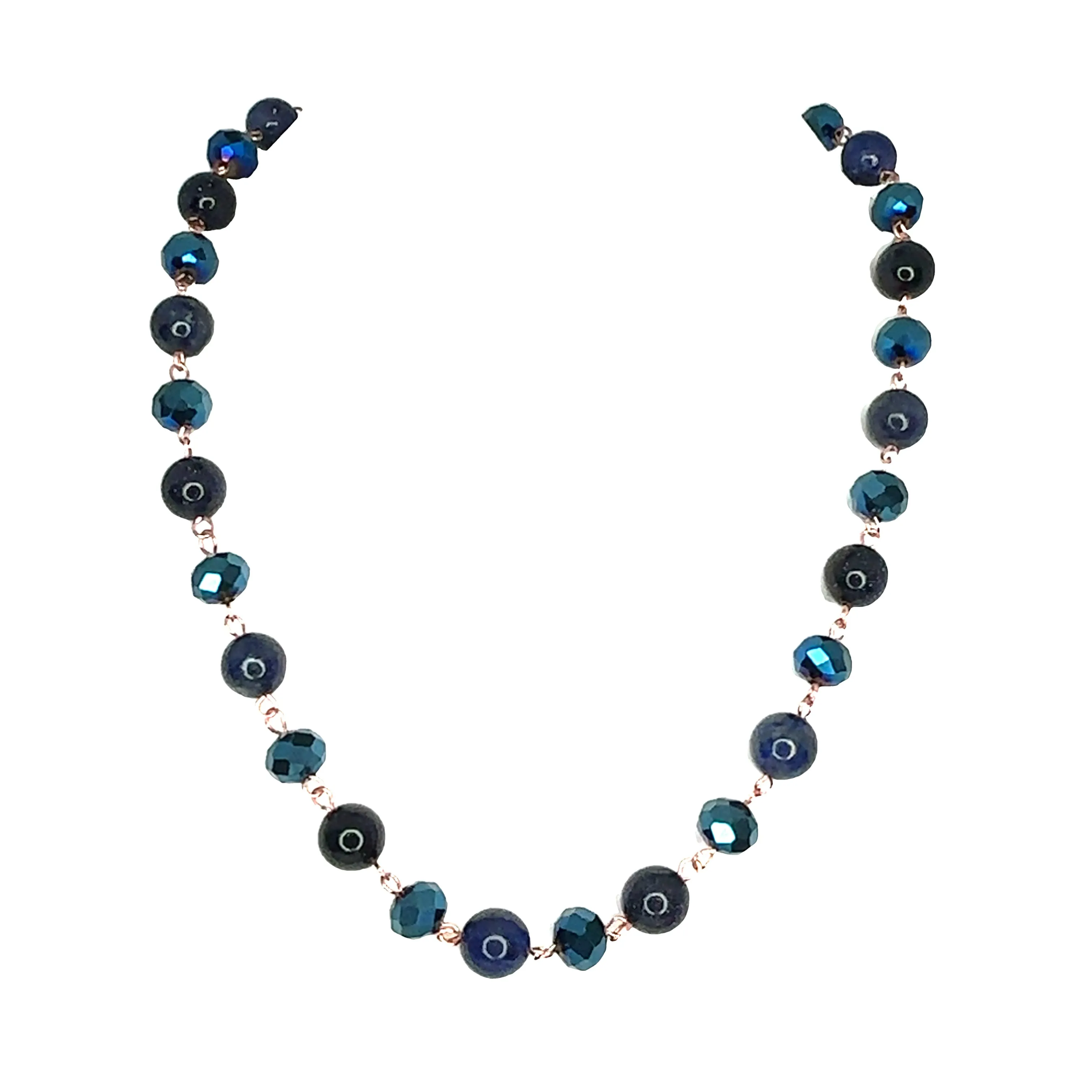 LONGER Link Necklace - Sapphire