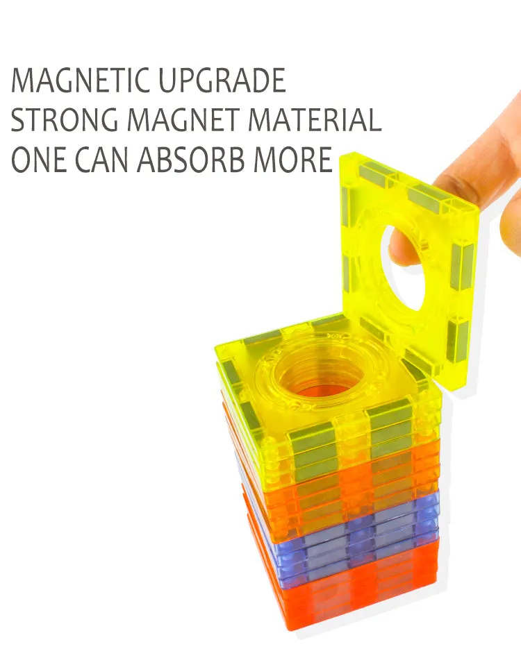 Magnetic Tiles 75pcs Light Magnetic 3D Educational Building Blocks Set Toys For Kids