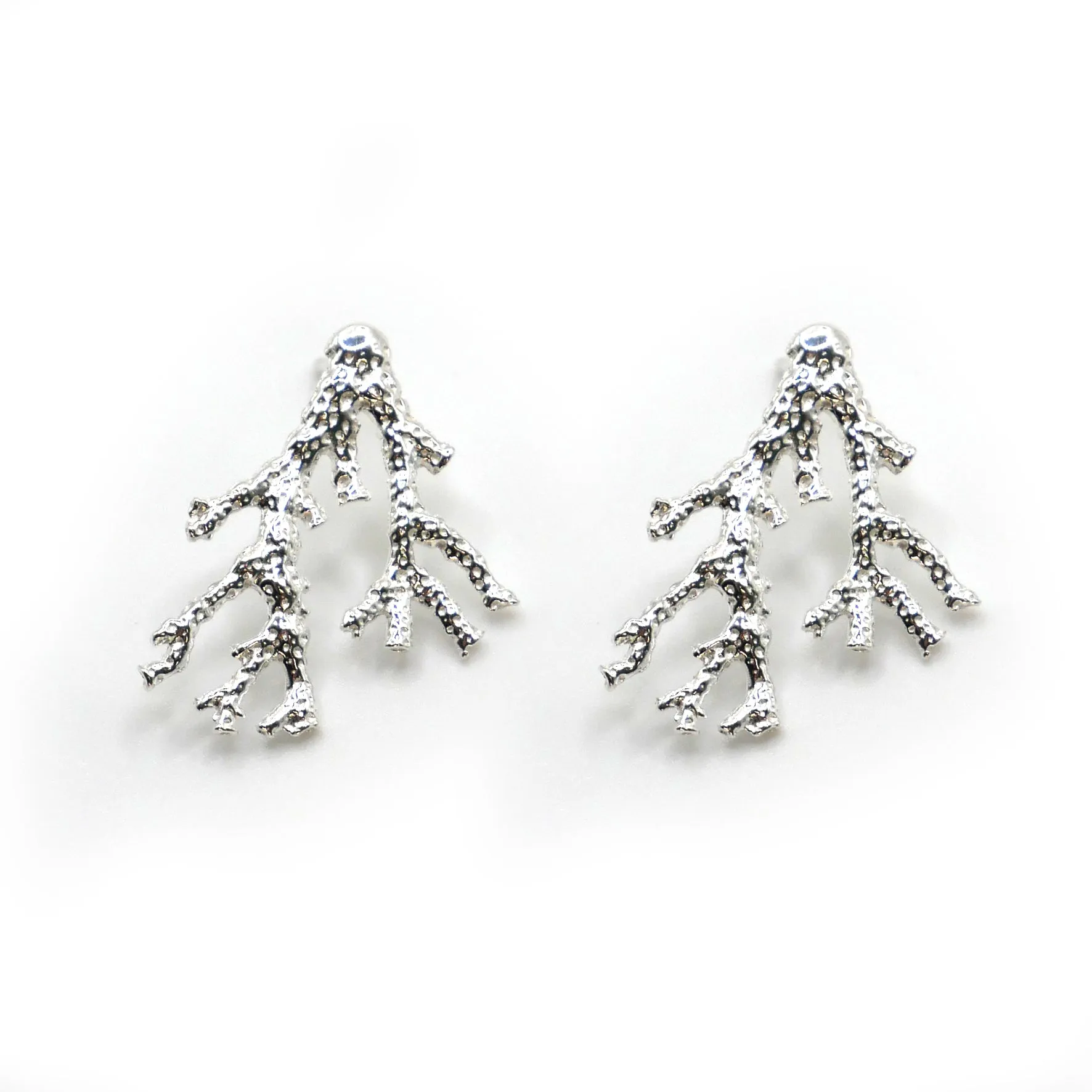 Maxi Coral Stud Earrings
