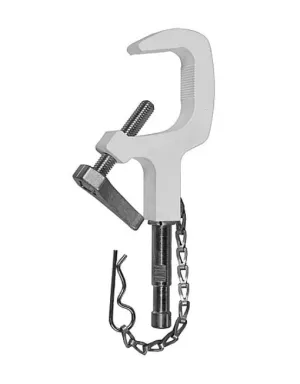 MBW Mega-Baby Clamp w/ 5/8 Baby Pin White