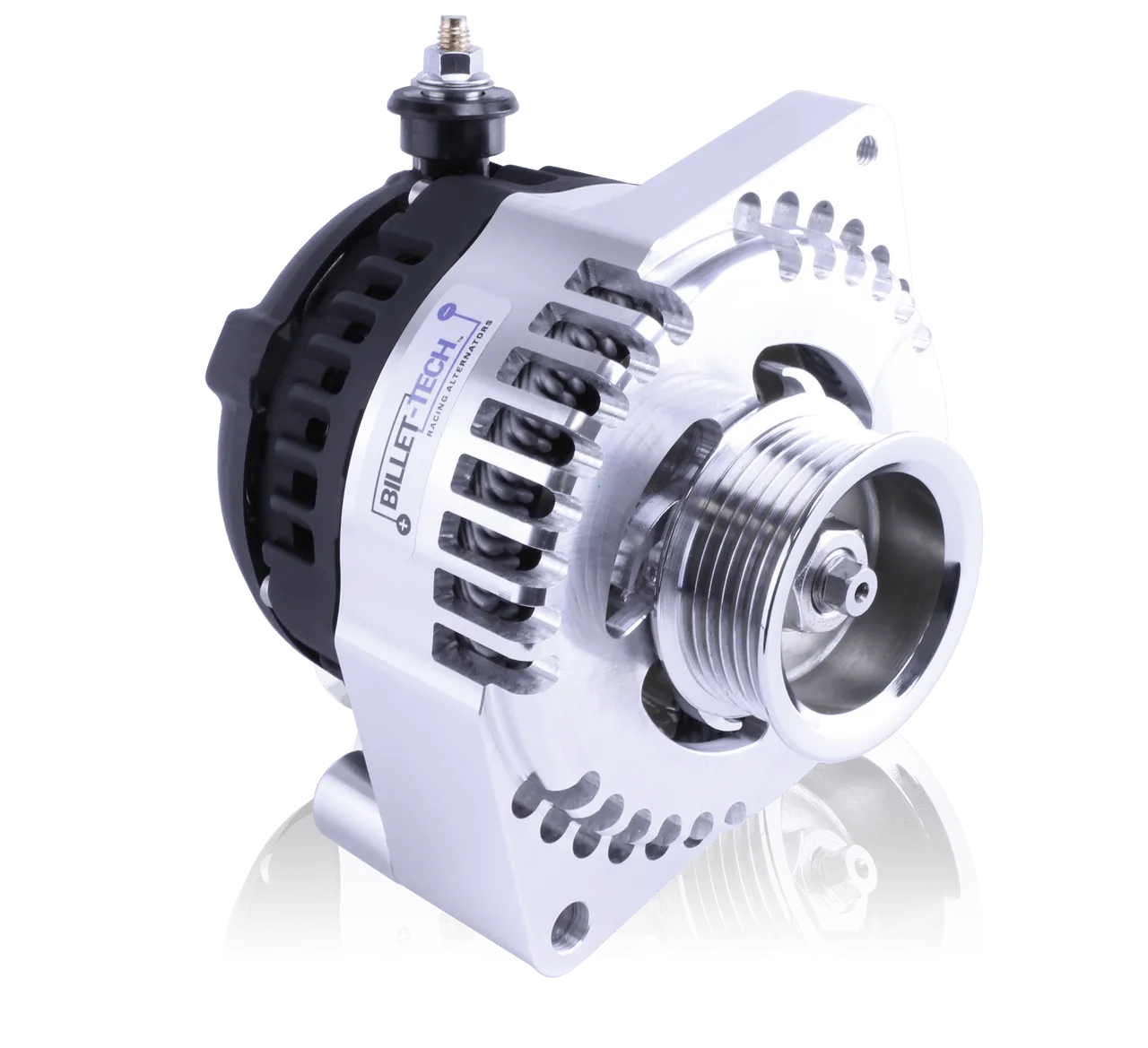Mechman 170A Billet Alternator - 86-95 Ford Bronco/F-150/Mustang/Ranger