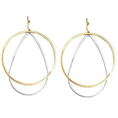 Meghan Browne Vicki Earring - Gold Silver