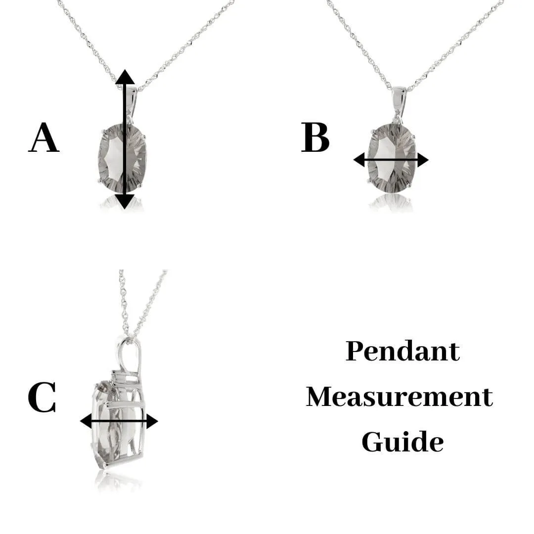 Mocha Diamond and Diamond Halo Style Pendant