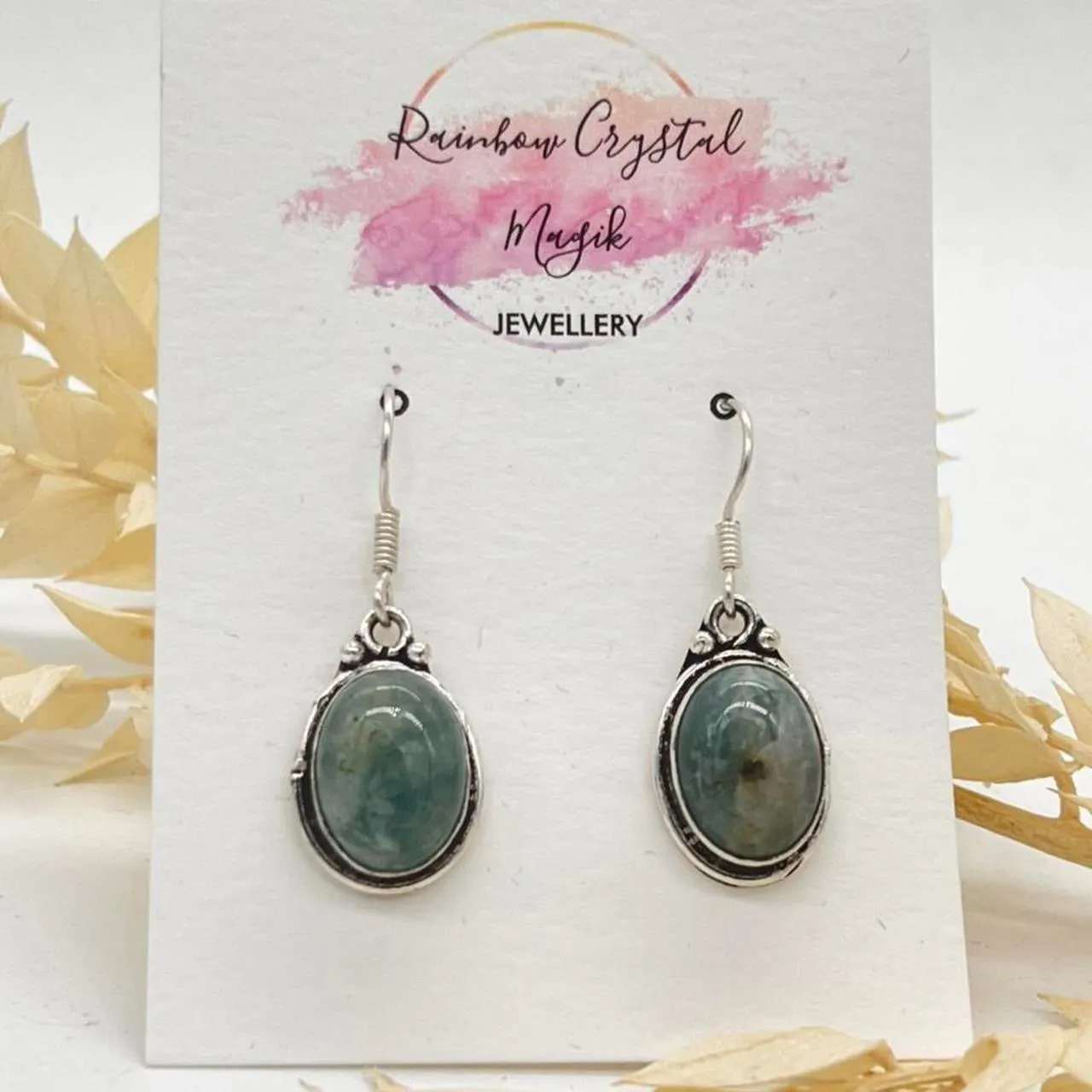 Modern Design AquaMarine   Gemstone 925 Sterling Silver Jewellery  Drop Earrings Gift for Her